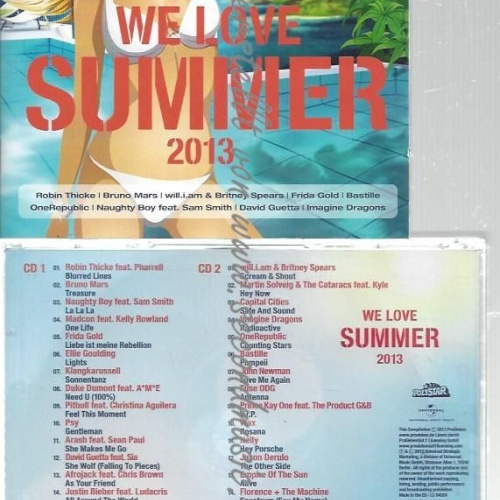 CD--VARIOUS-- 2013   WE LOVE SUMMER  | DOPPEL-CD
