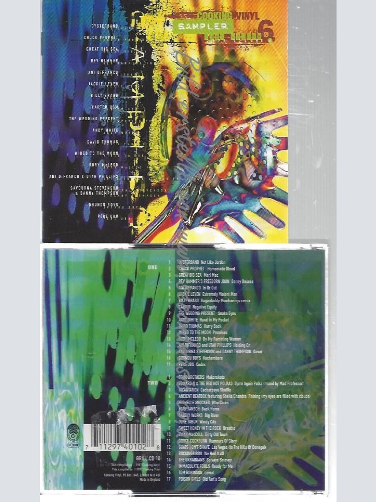 CD--Vol.6  VINYL -Cooking --  Sampler