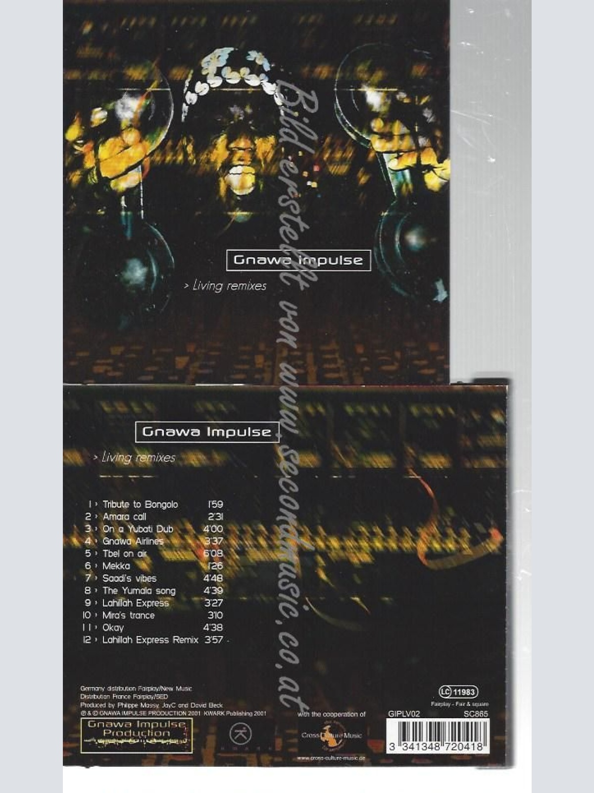 CD--GNAWA IMPULSE--    LIVING REMIXES