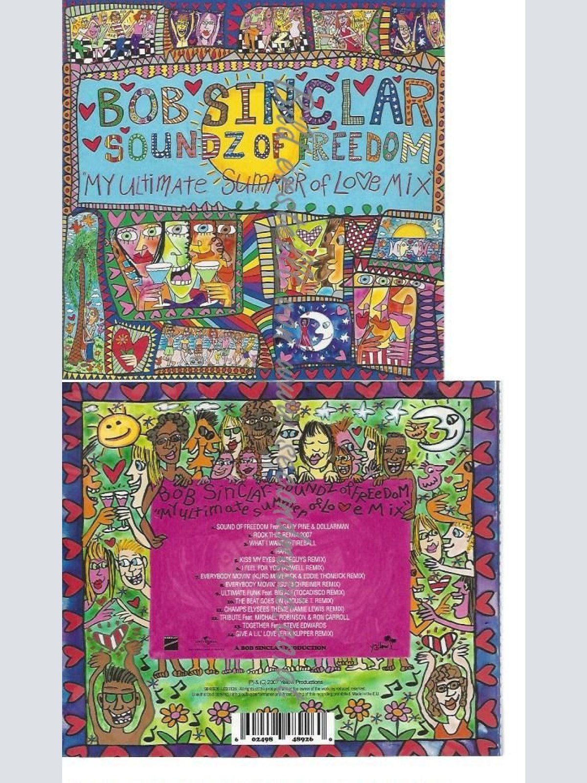 CD--BOB SINCLAR--    SOUNDZ OF FREEDOM |