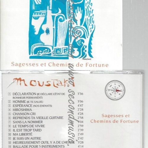 CD--GEORGES MOUSTAKI--    SAGESSES AT CHEMNINS DE