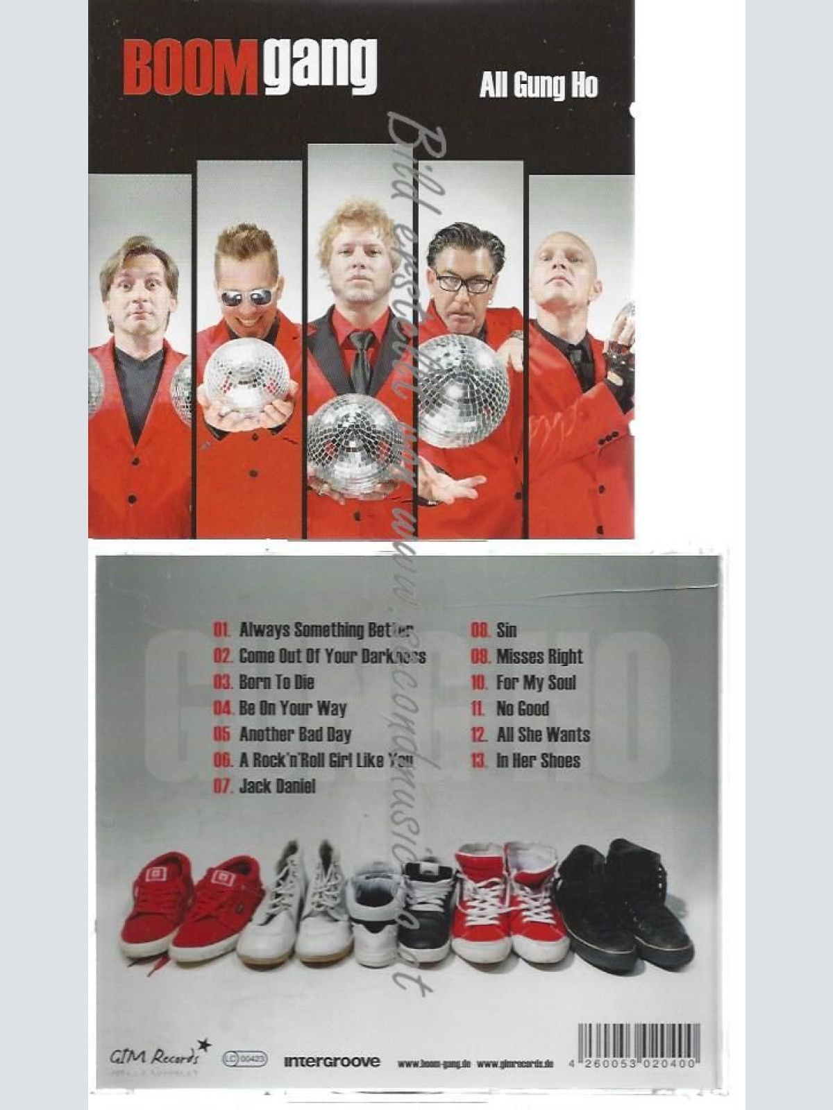 CD--BOOM GANG--    ALL GUNG HO