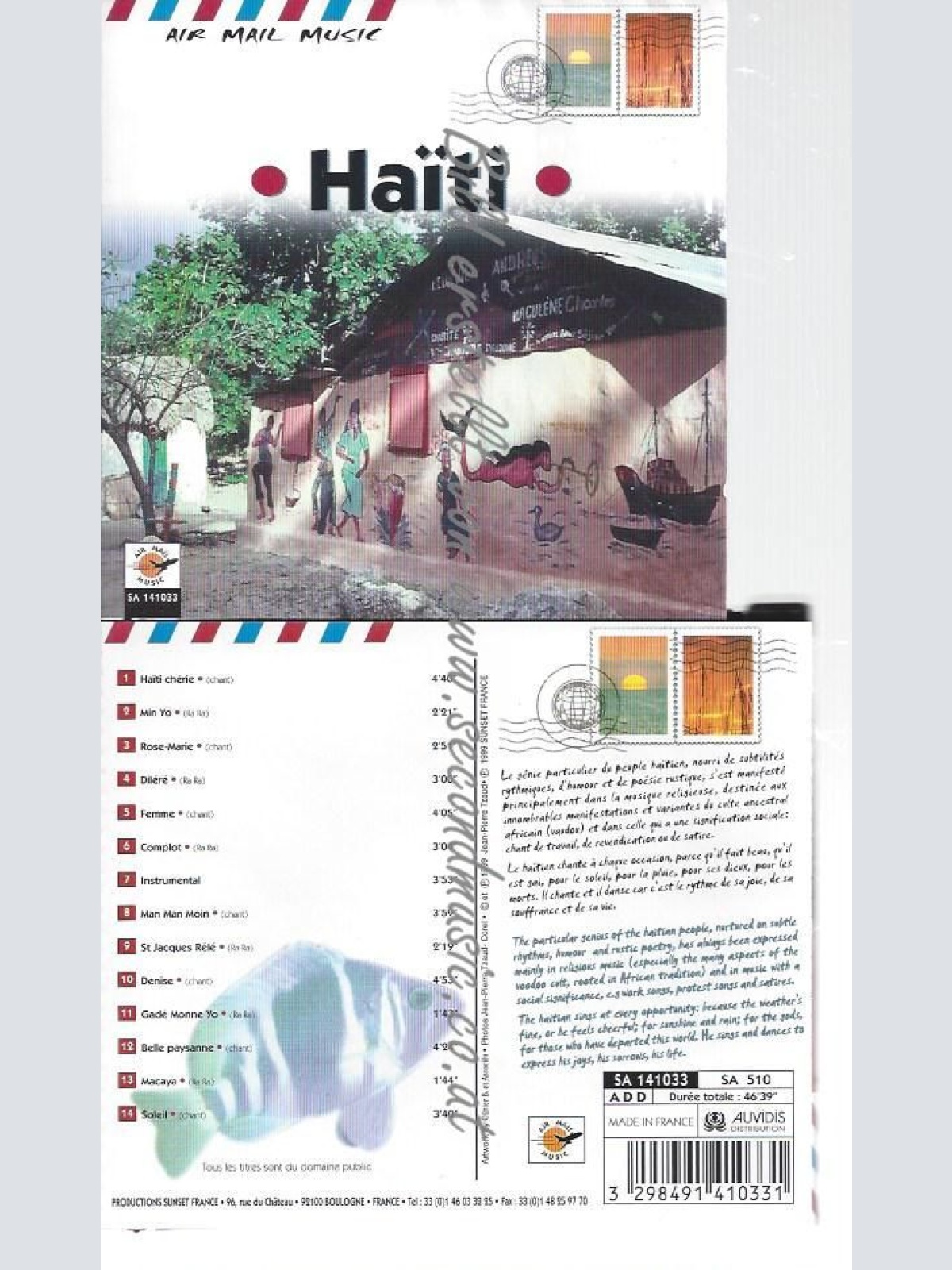 CD--AIR MAIL MUSIC UND VARIOUS ARTISTS--    HAITI