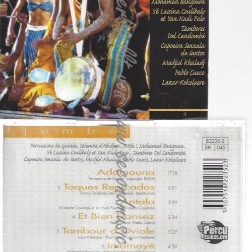 CD--DJEMBE--    AFRICAN PERCUSSIONS VOL.    3