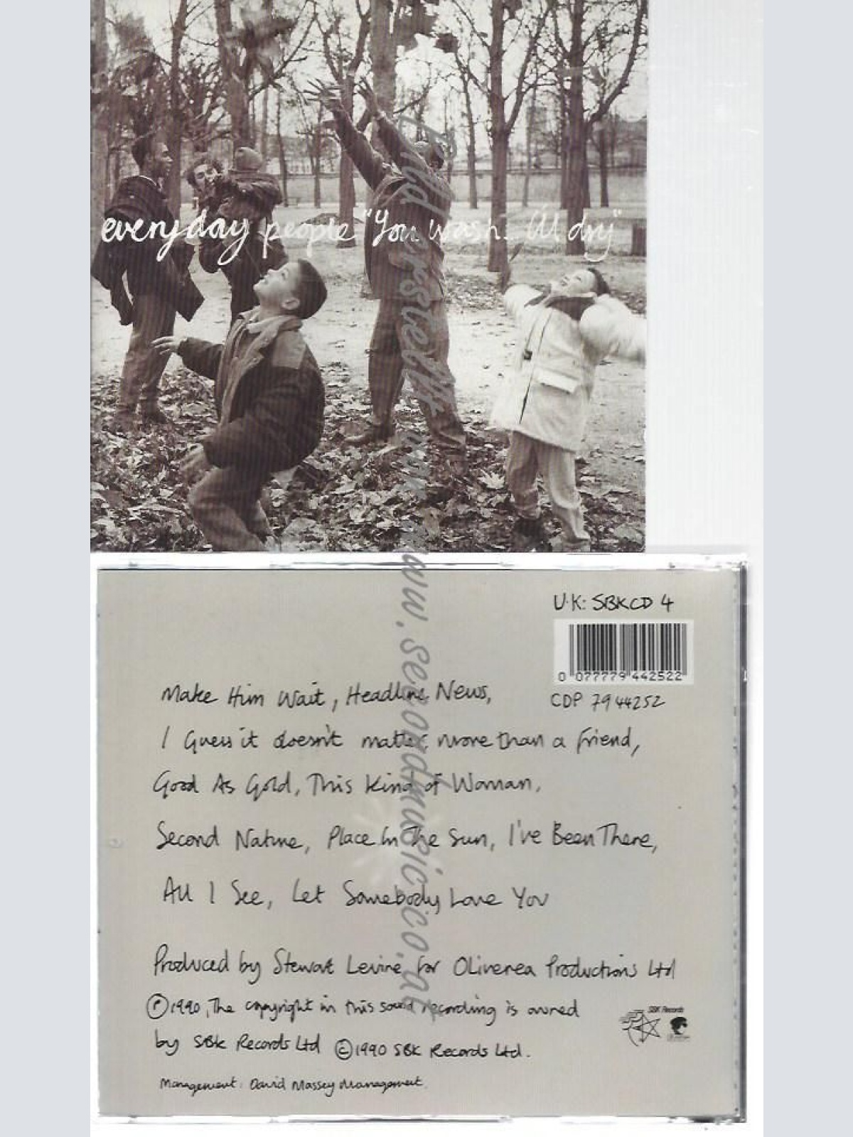 CD--EVERYDAY PEOPLE--    YOU WASH,I'LL DRY |