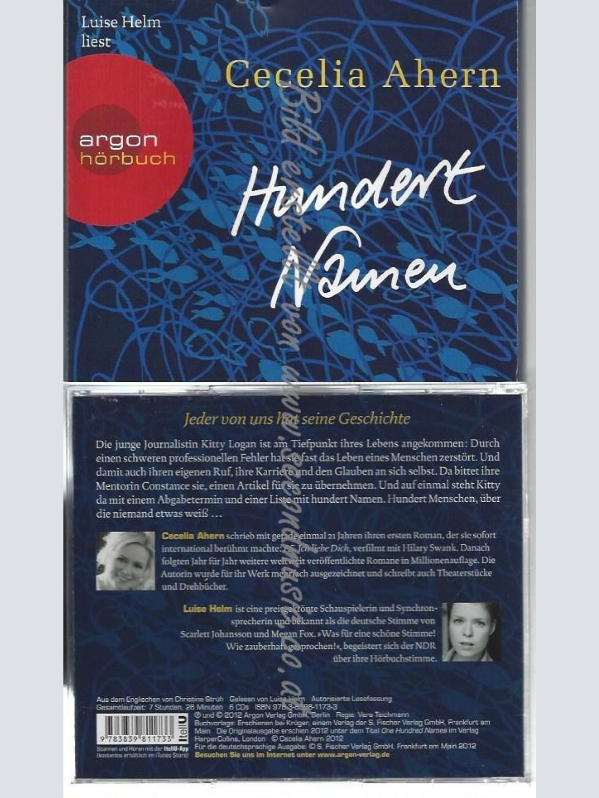 CD--CECELIA AHERN UND LUISE HELM--    HUNDERT NAMEN