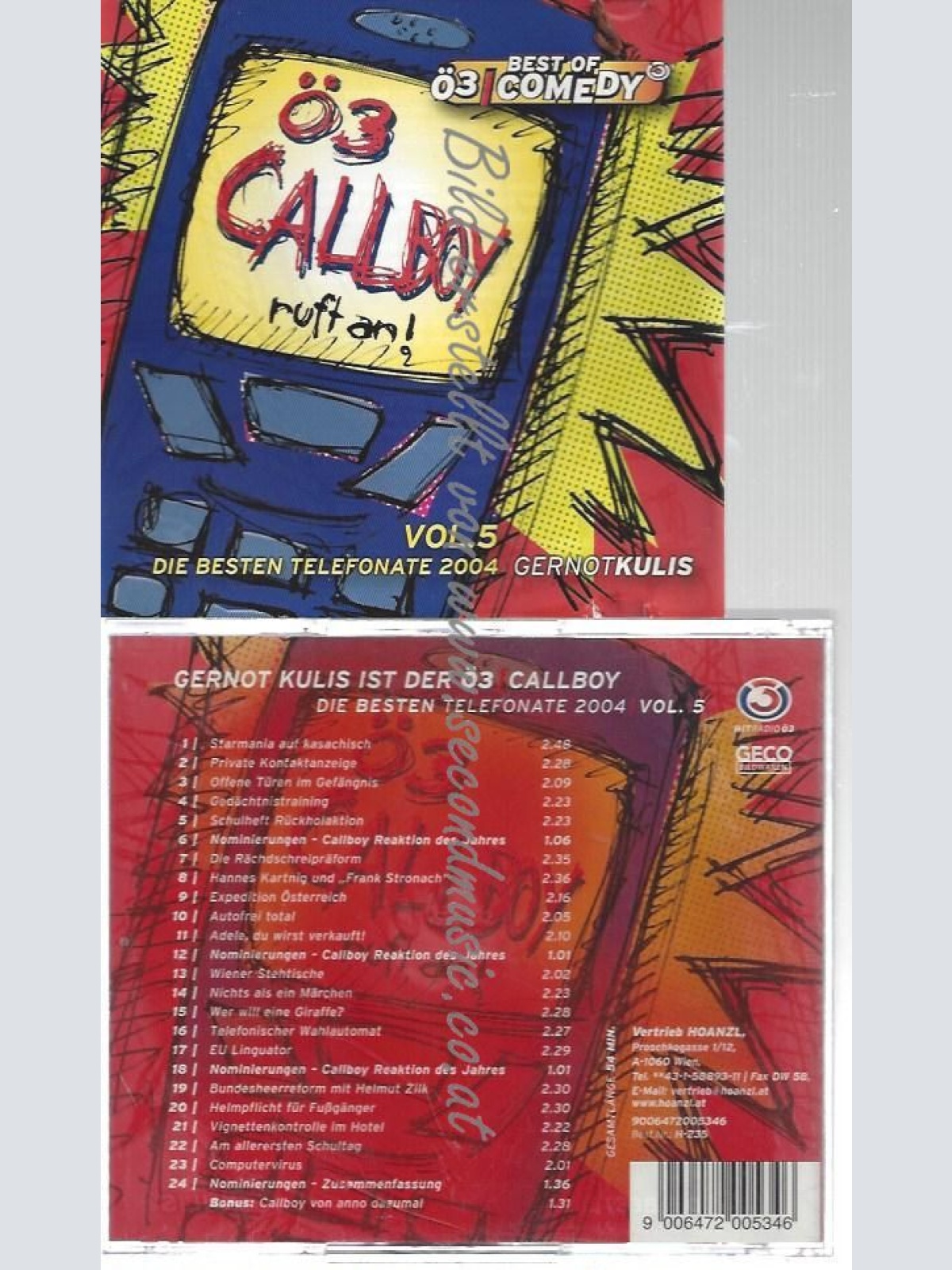 CD--GERNOT KULIS--    Ö3 CALLBOY VOL.5