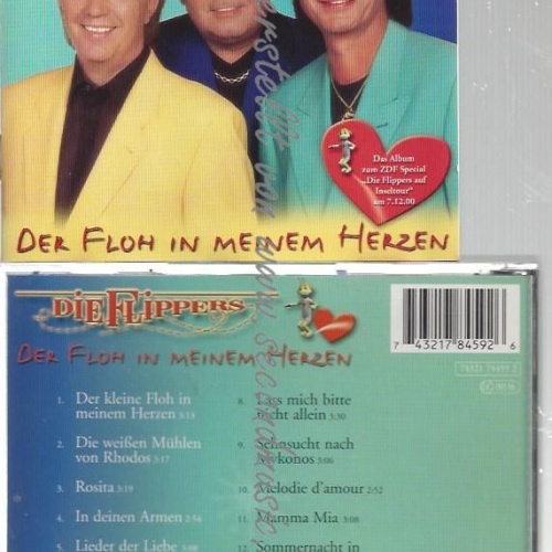 CD--DIE FLIPPERS--    DER FLOH IN MEINEM HERZEN
