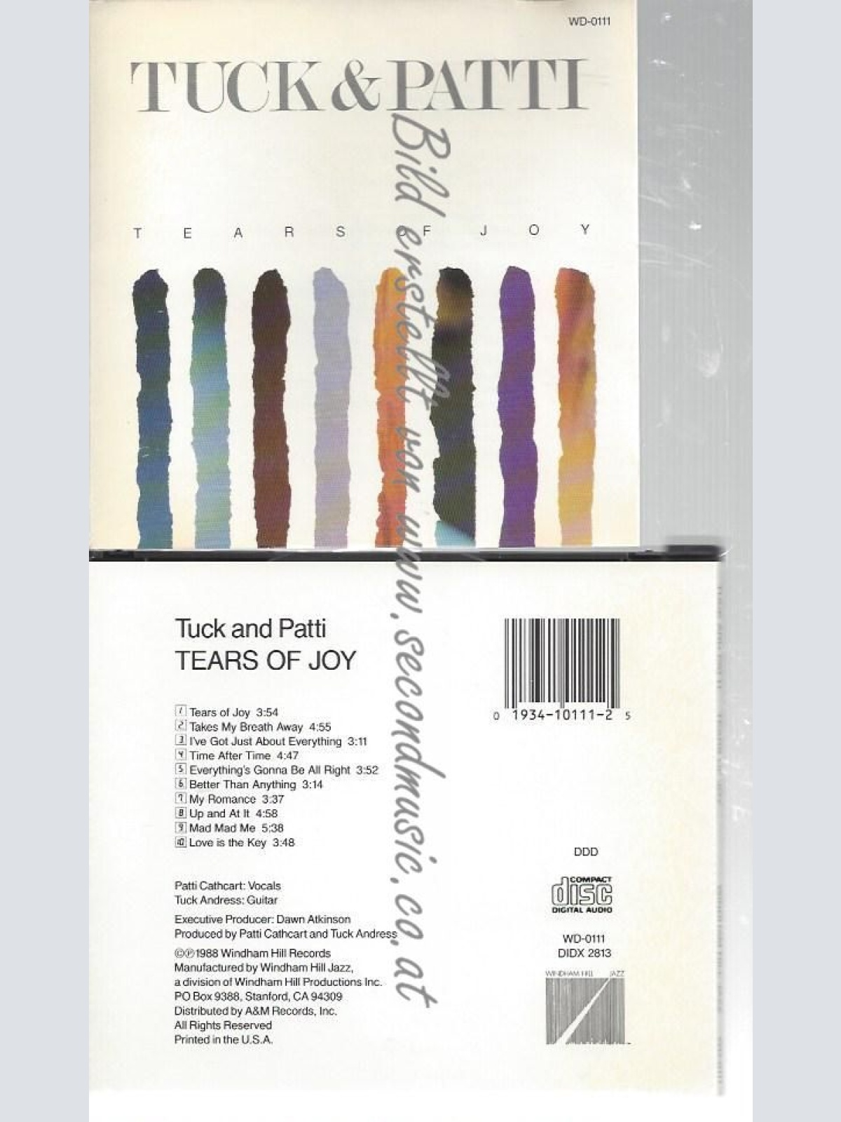 CD--TUCK & PATTI--    TEARS OF JOY