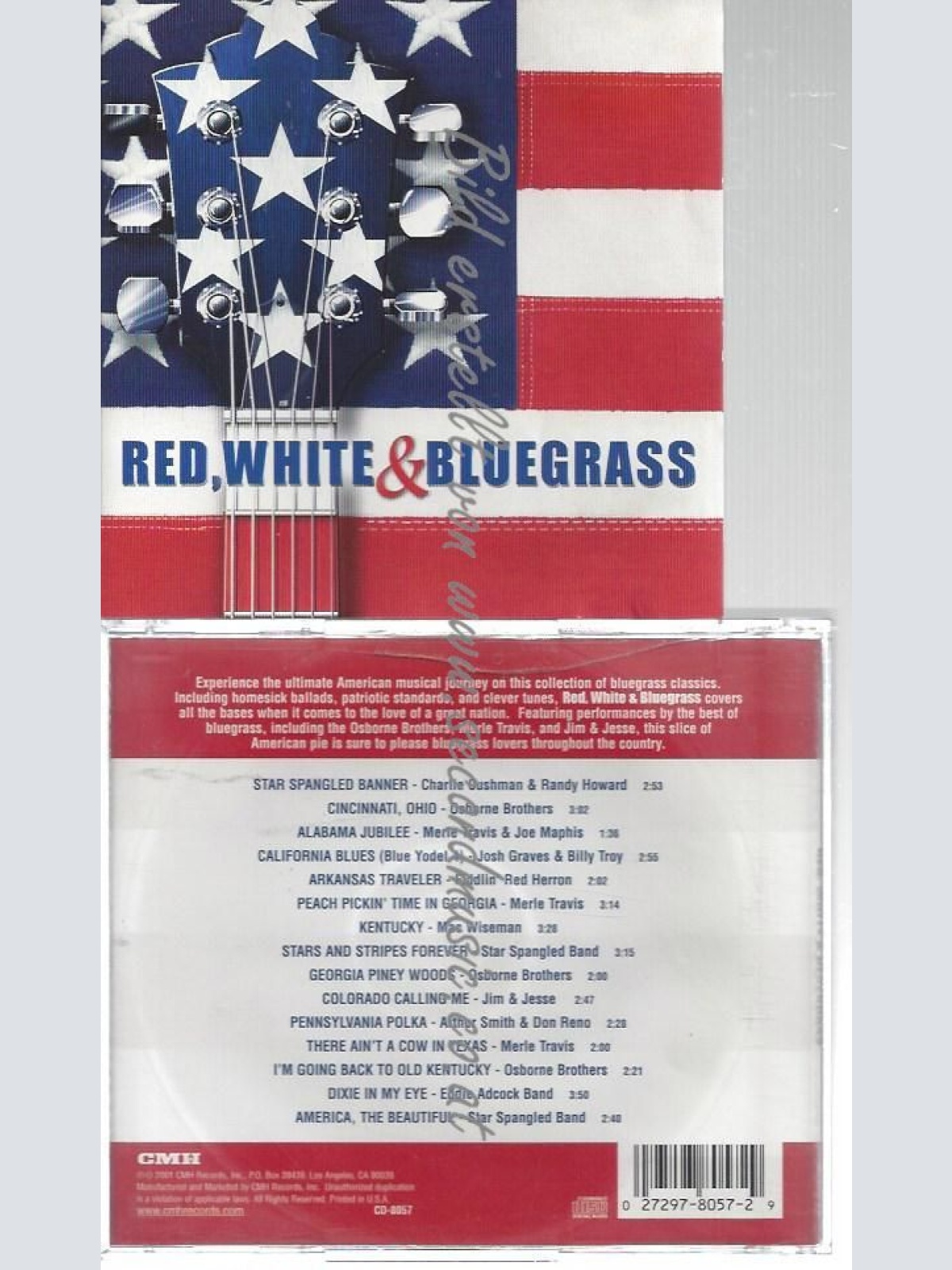 CD--VARIOUS ARTISTS--    RED, WHITE & BLUEGRASS