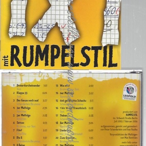 CD--RUMPELSTIL UND MUSIKTHEATER RUMPELSTIL--   1 X1 MIT RUMPELSTIL