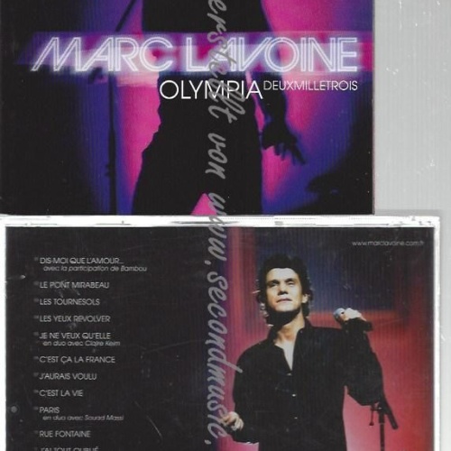CD--MARC LAVOINE--    OLYMPIA DEUXMILLETROIS