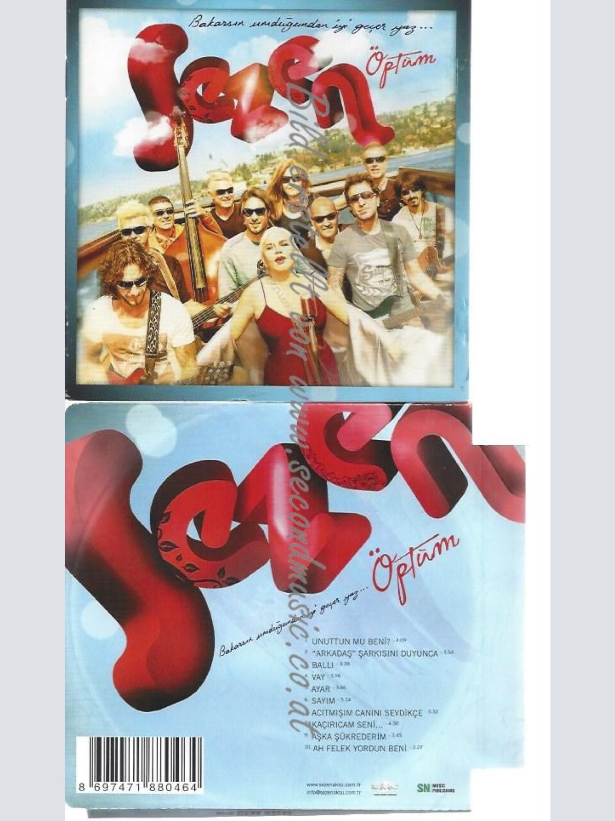 CD--SEZEN AKSU--    ÖPTÜM REMIX