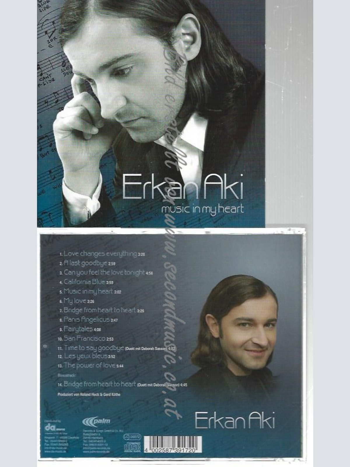 CD--ERKAN AKI--    MUSIC IN MY HEART