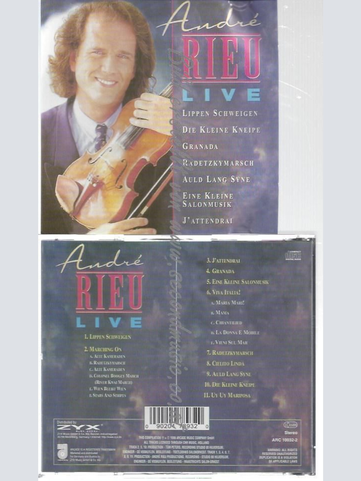 CD--ANDRE RIEU--    LIVE
