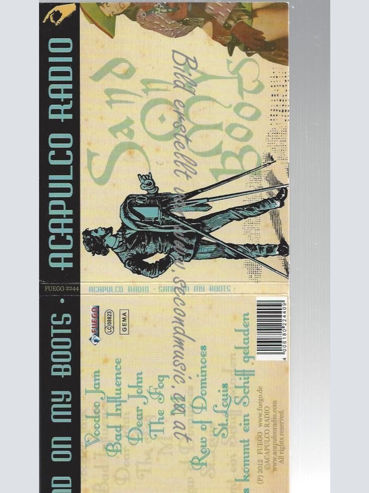 CD--ACAPULCO RADIO--    SAND ON MY BOOTS