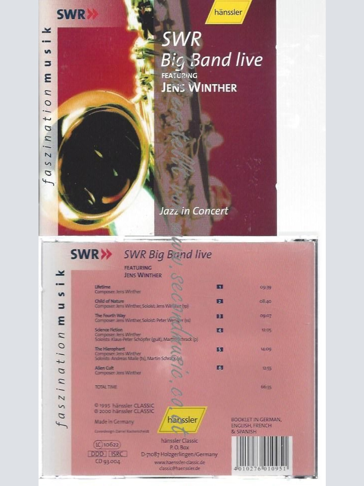 CD--SWR BIG BAND--    SWR BIG BAND LIVE