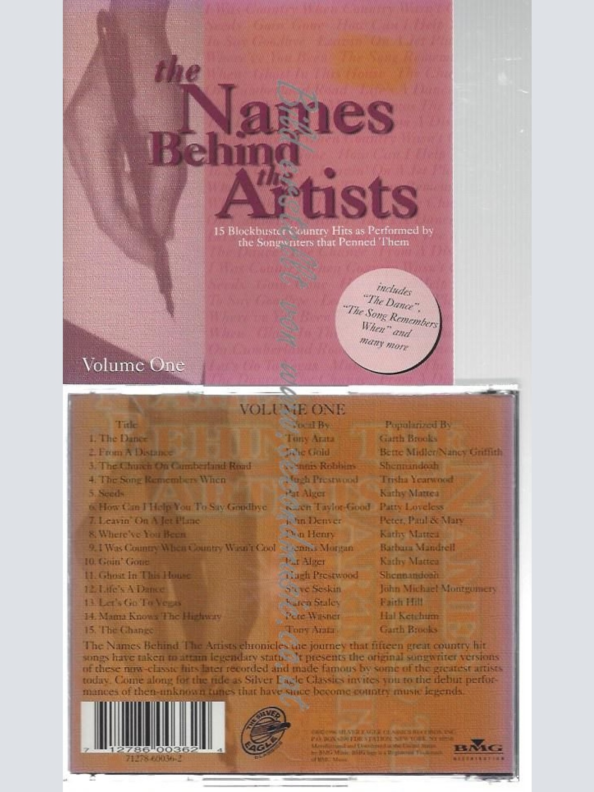 CD--VA-NAMES BEHIND THE ARTISTS--    VOL.1 -NAMES BEHIND THE ARTIST |