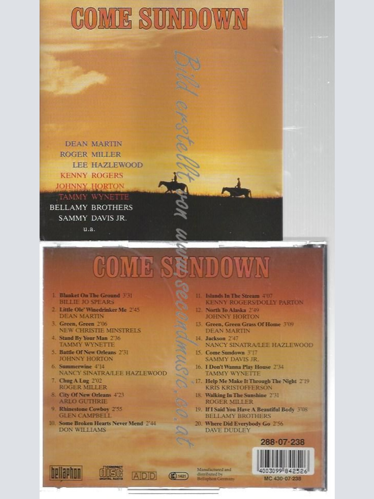 CD--COME SUNDOWN--    COME SUNDOWN |