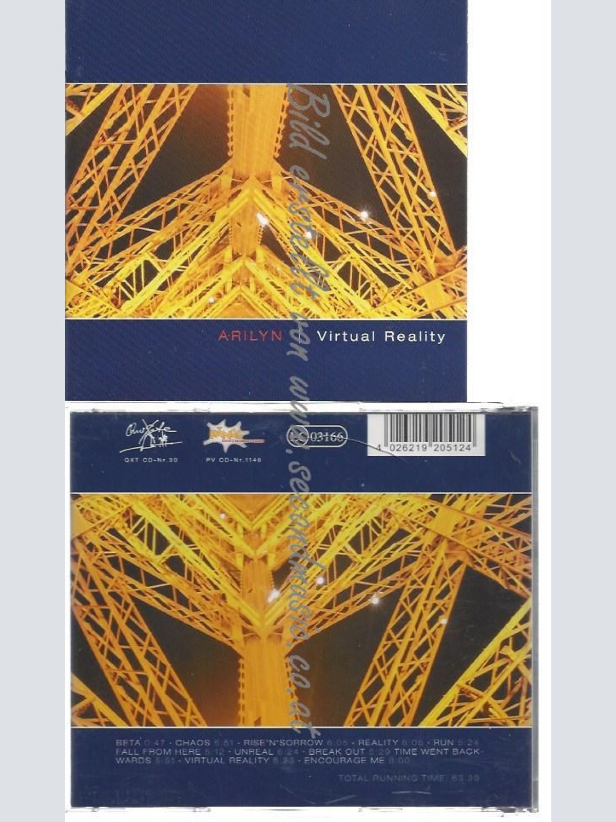 CD--ARILYN--    VIRTUAL REALITY