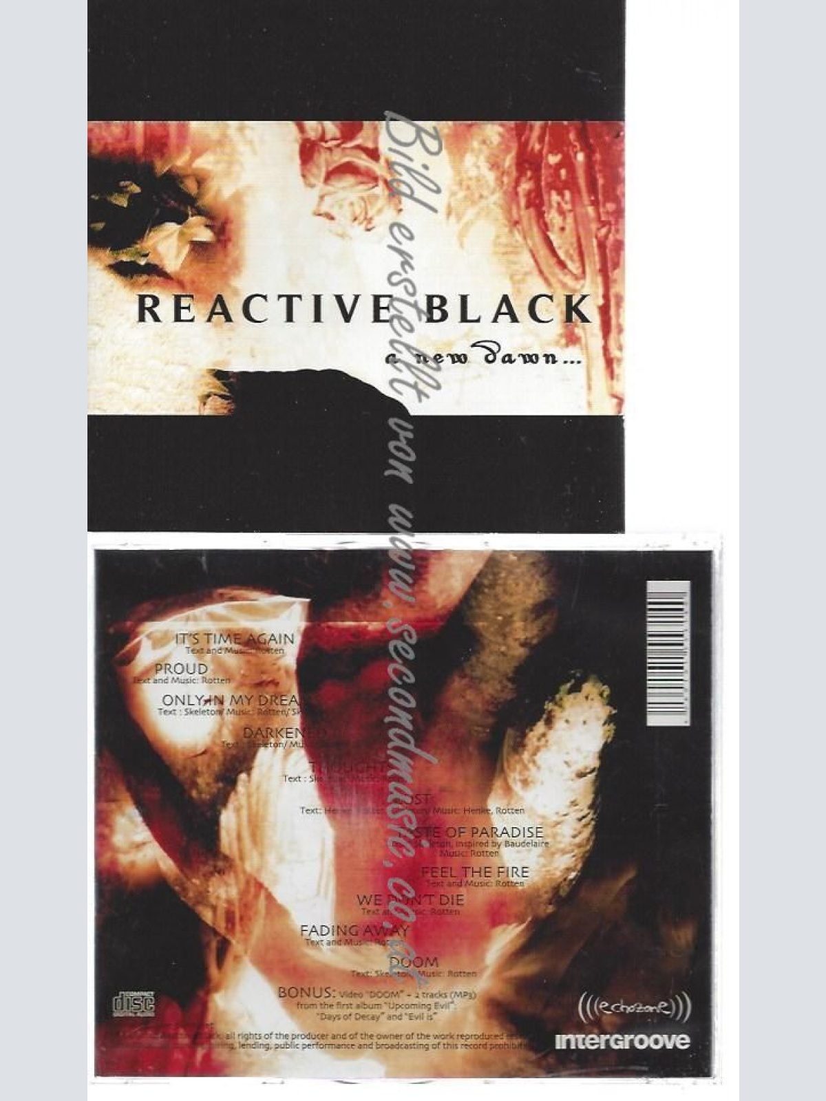 CD--REACTIVE BLACK--    A NEW DAWN