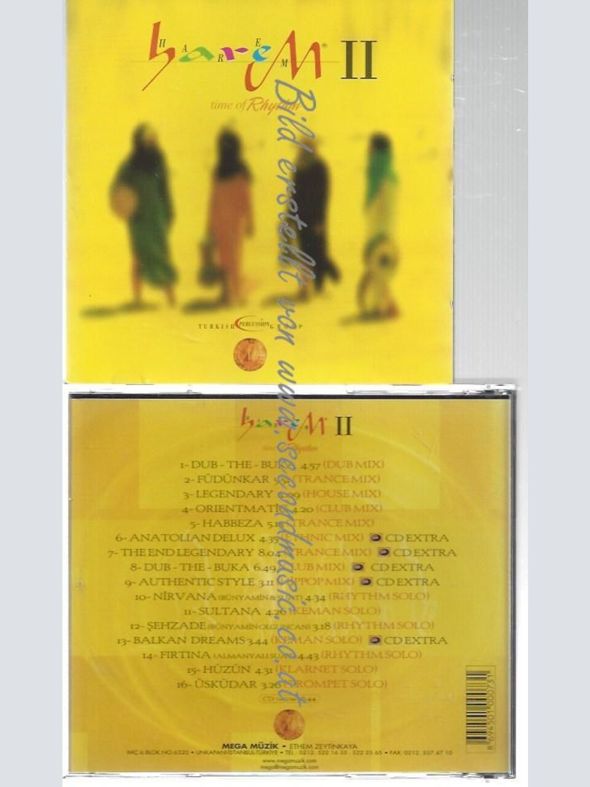 CD--HAREM--    HAREM II TIME OF RHYTHM