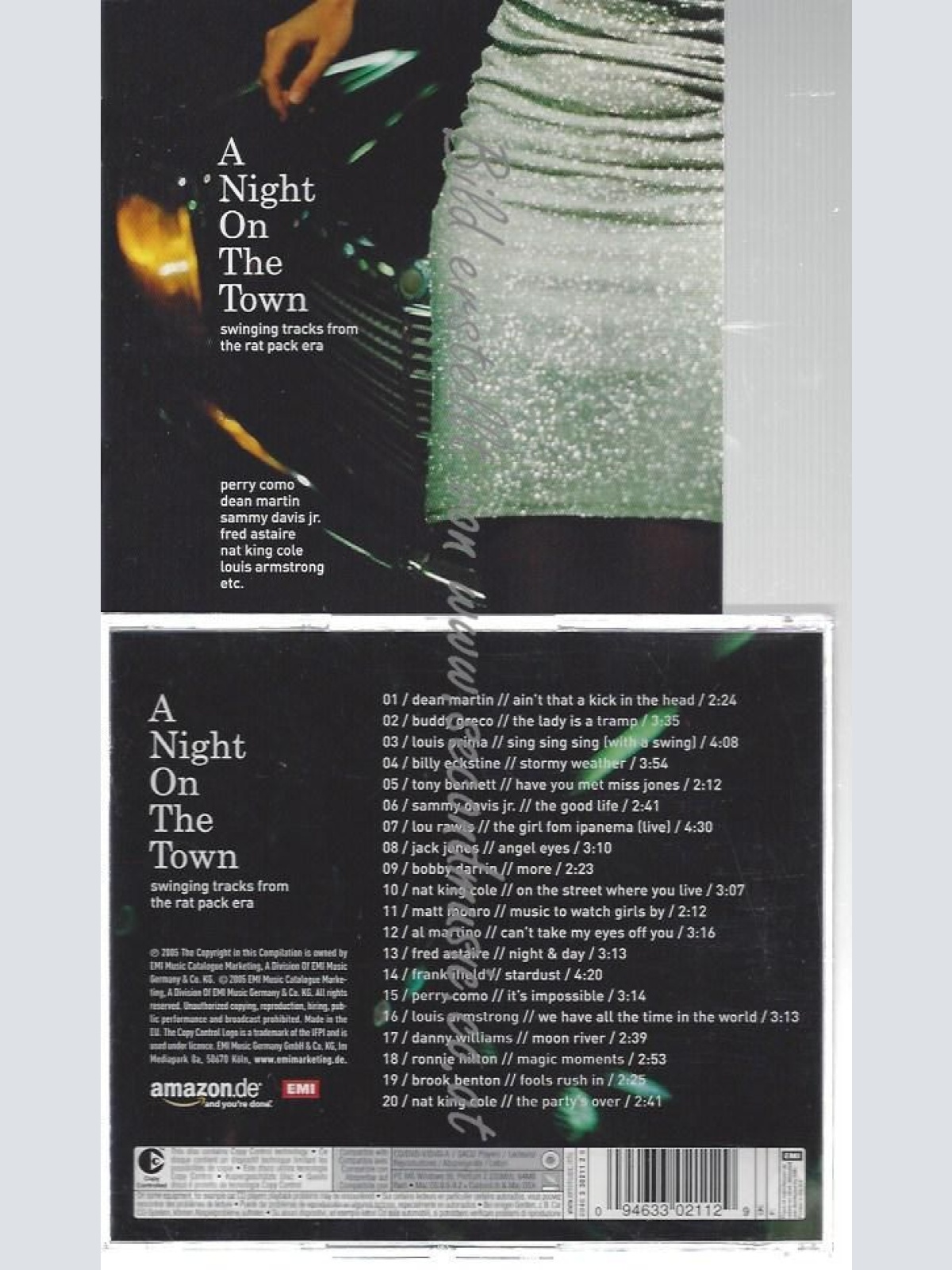 CD-- A NIGHT ON THE TOWN - SWINGING TRACKS FROM THE RAT PACK ERA