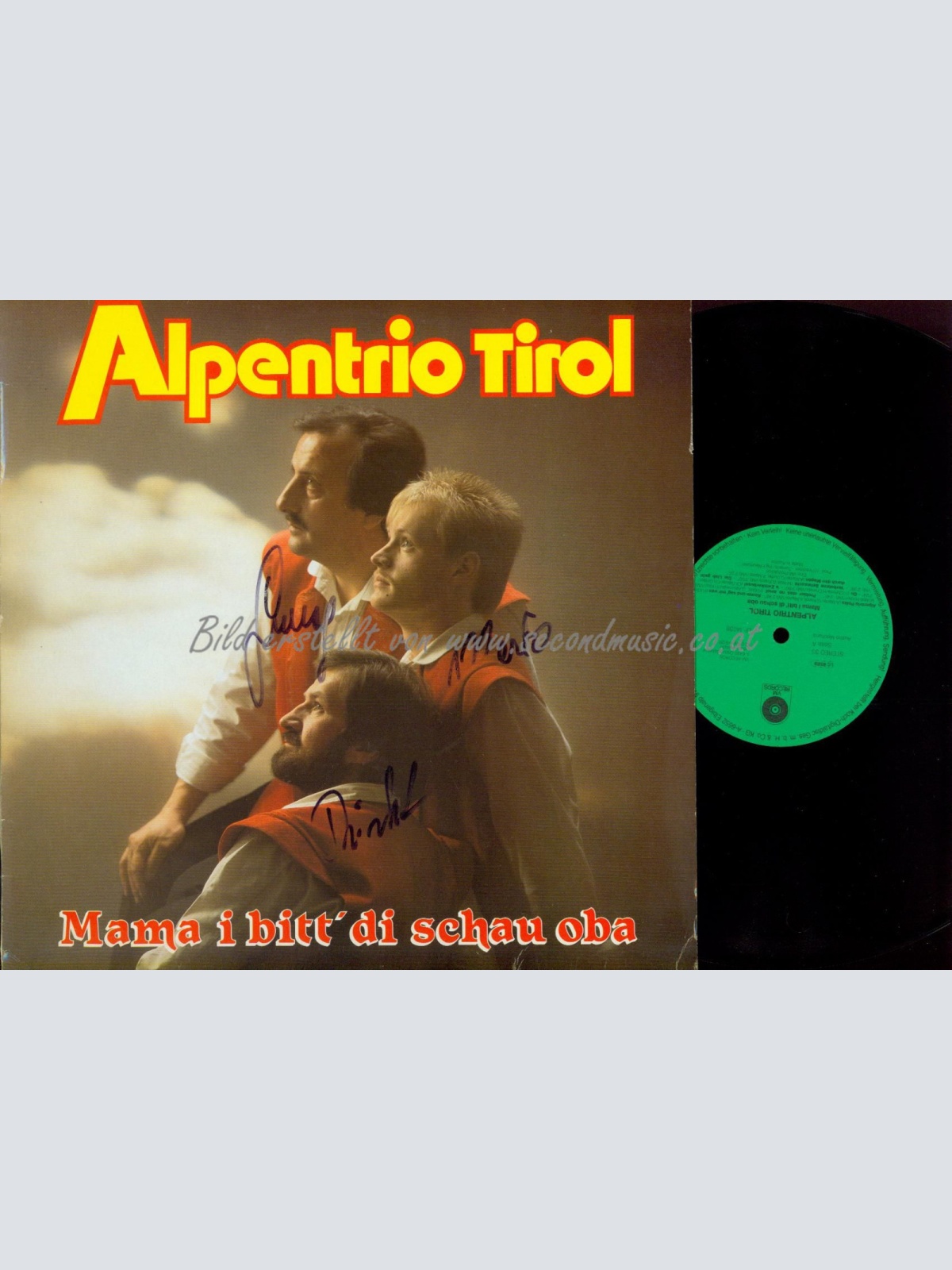 LP--ORIG MILSER MUSIKANTEN DAS IST TRADITION // MIT AUTOGRAMMEN