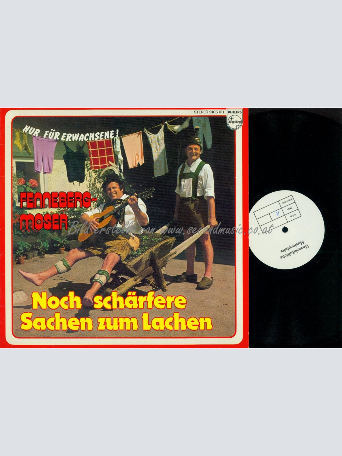 LP--FENNEBERG MOSER NOCH SCHÄRFERE SACHEN ZUM LACHEN // MUSTERPLATTE