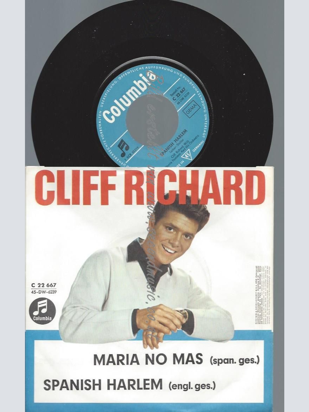 7"  Cliff Richard  Maria No Mas