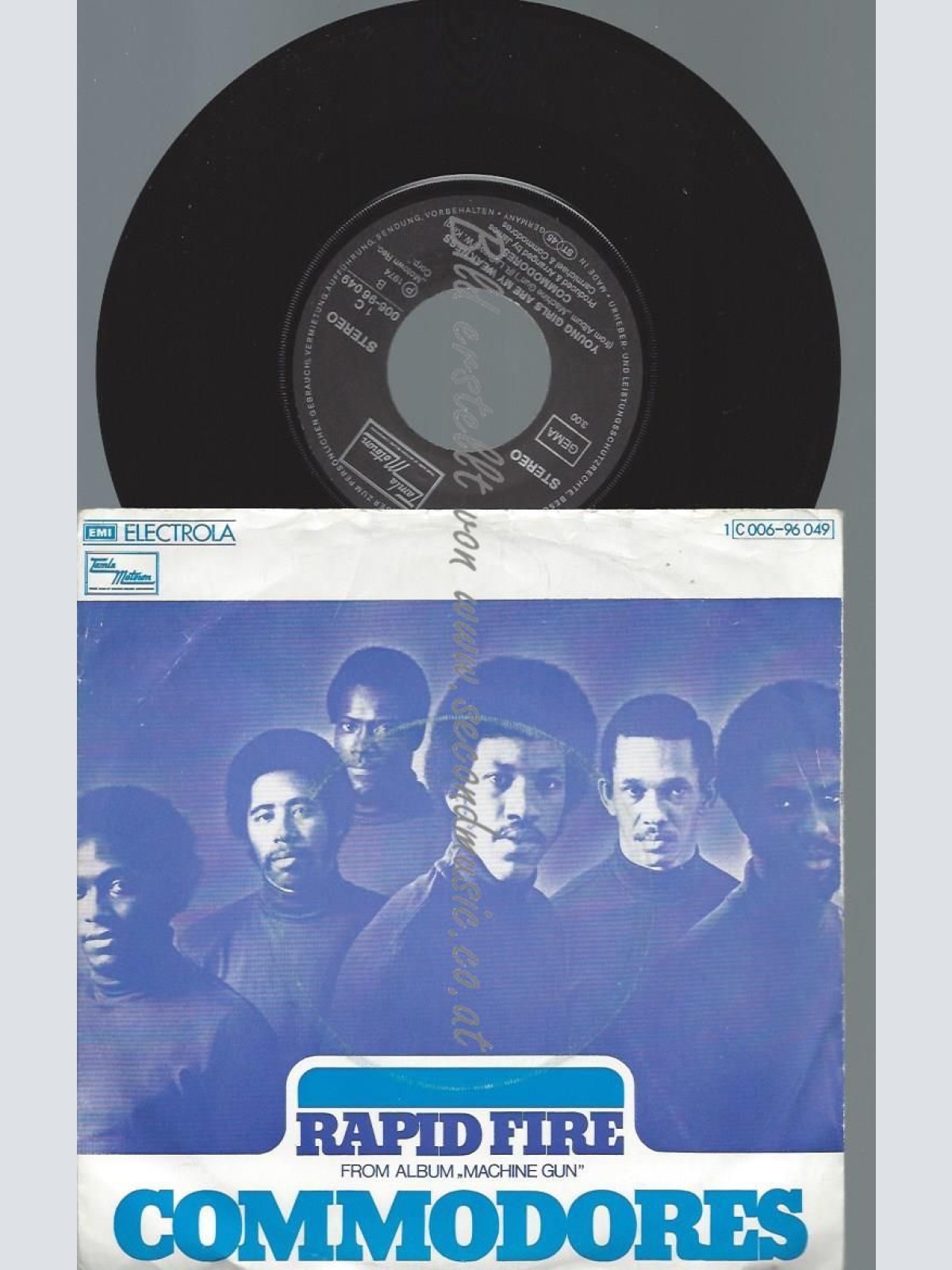 7"   Commodores – Rapid Fire