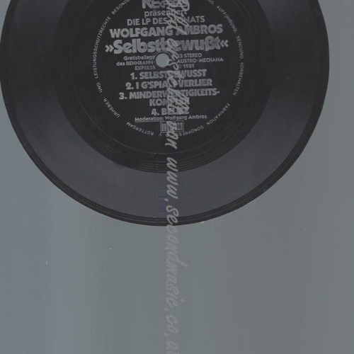 7" FLEXI -- WOLFGANG AMBROS --SELBSTBEWUSST