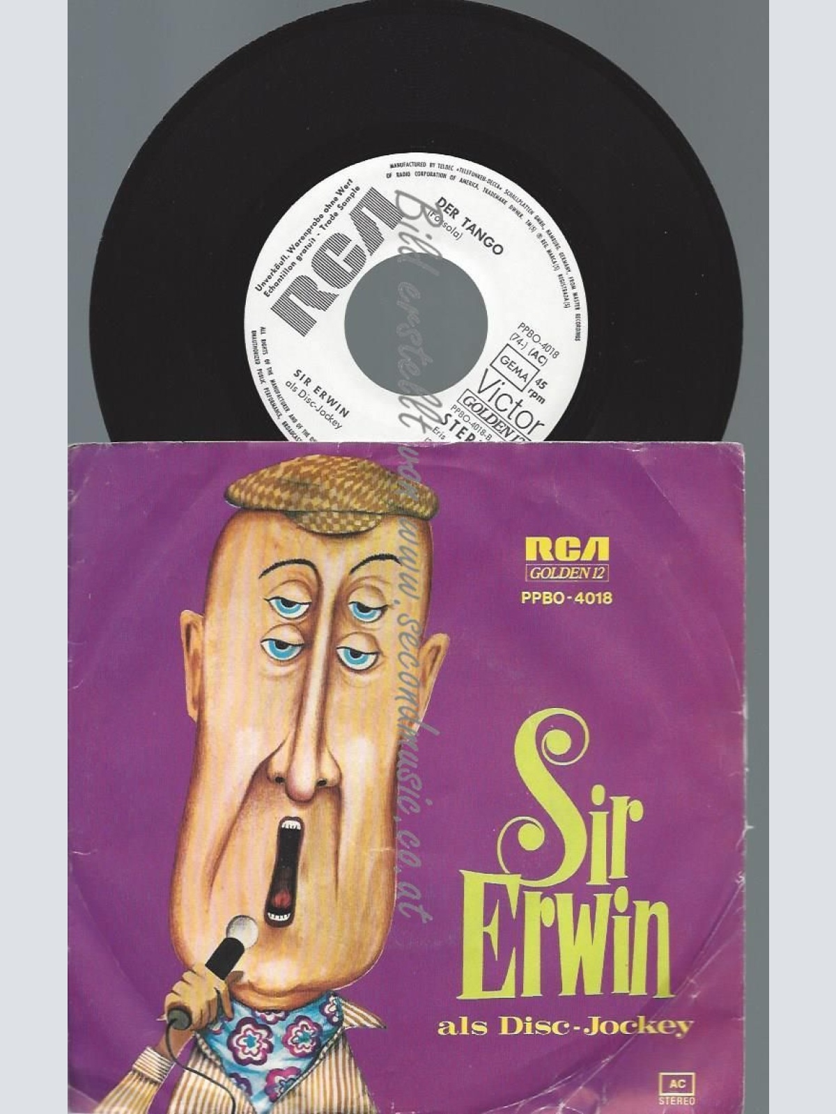 7" Sir Erwin  ALS DISC JOCKEY  // PROMO