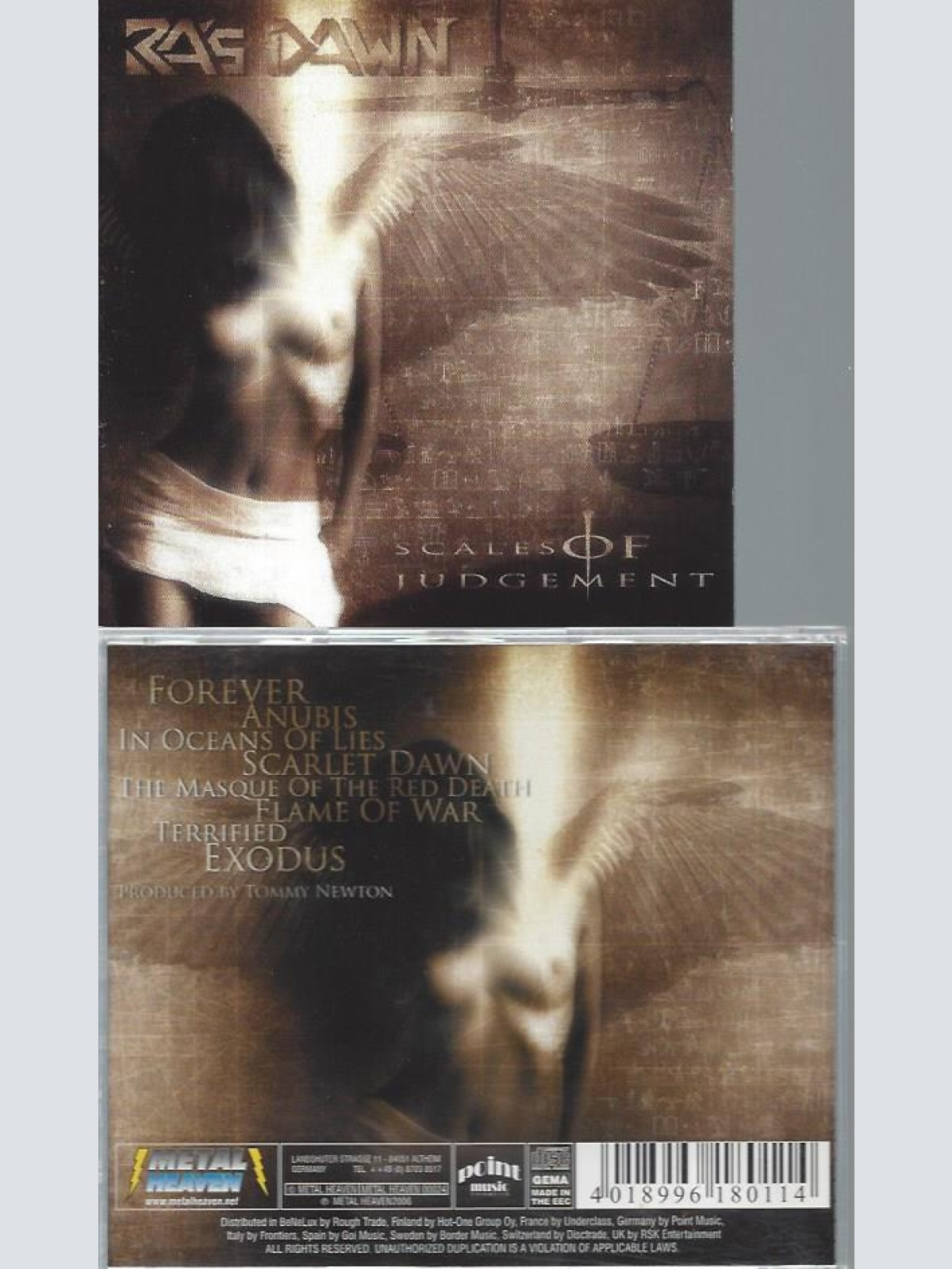 CD--  Ra's Dawn  Scales Of Judgement  //USED