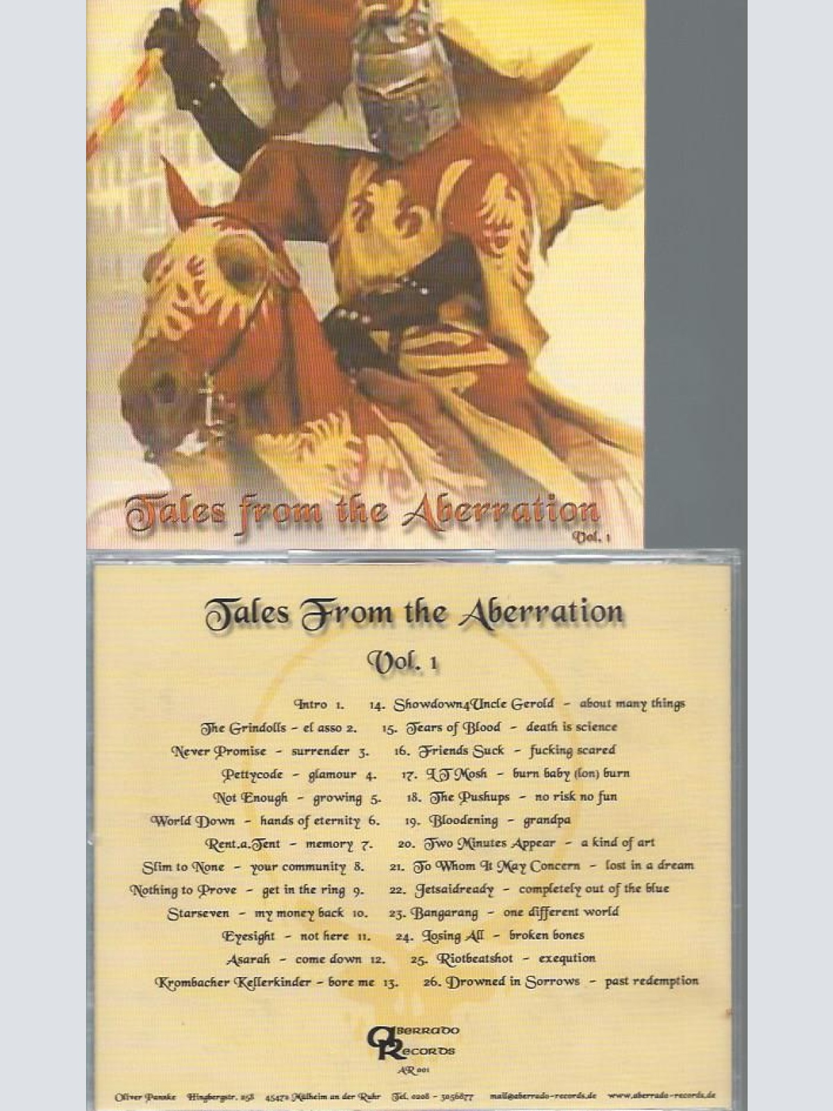 CD-- TALES FROM THE ABERRATION VOL 1