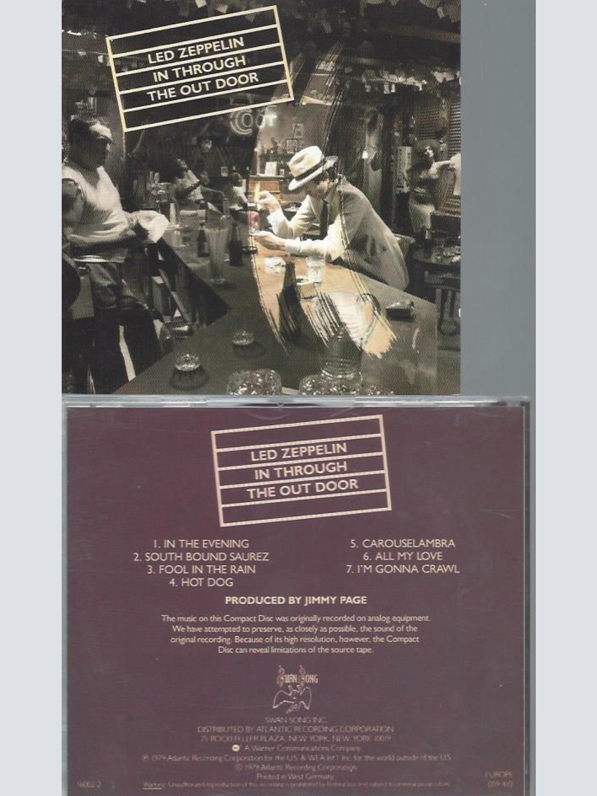 CD--Led Zeppelin  In Through The Out Door // NO EAN // W GERMANY