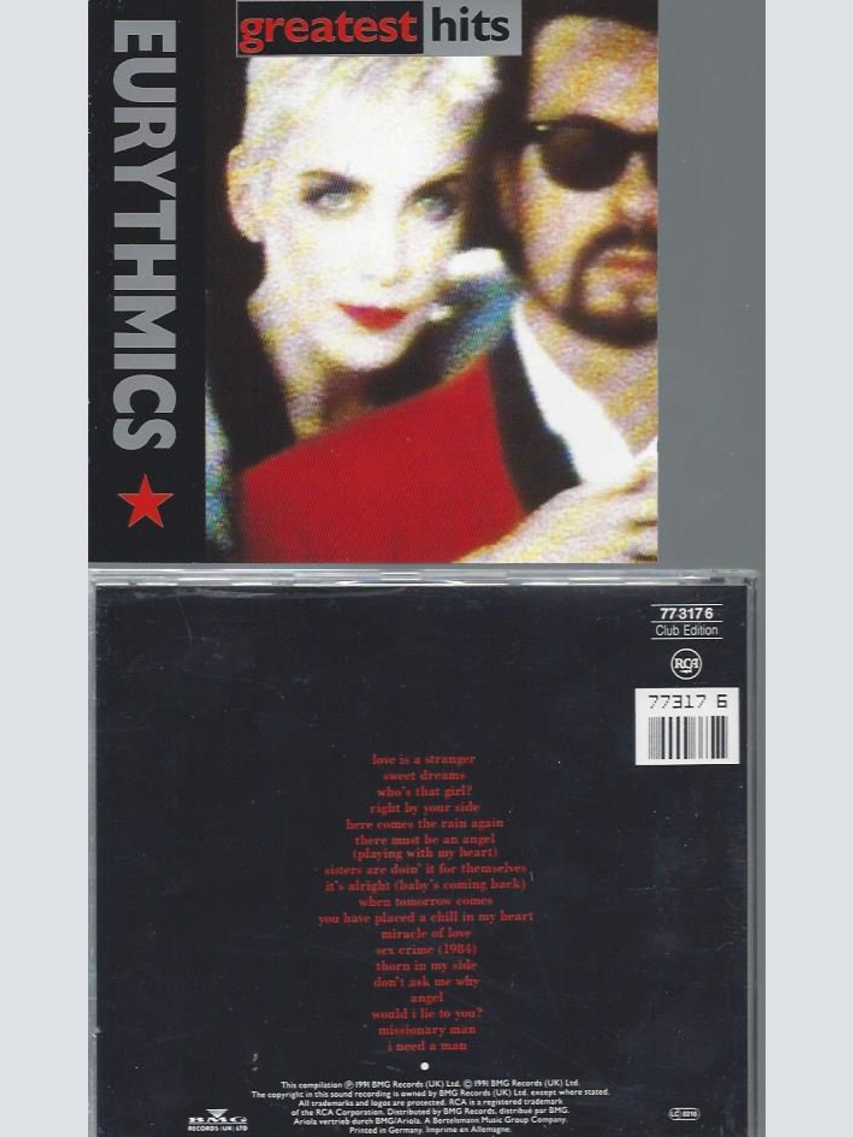 CD-- Eurythmics – Greatest Hits  // CLUB