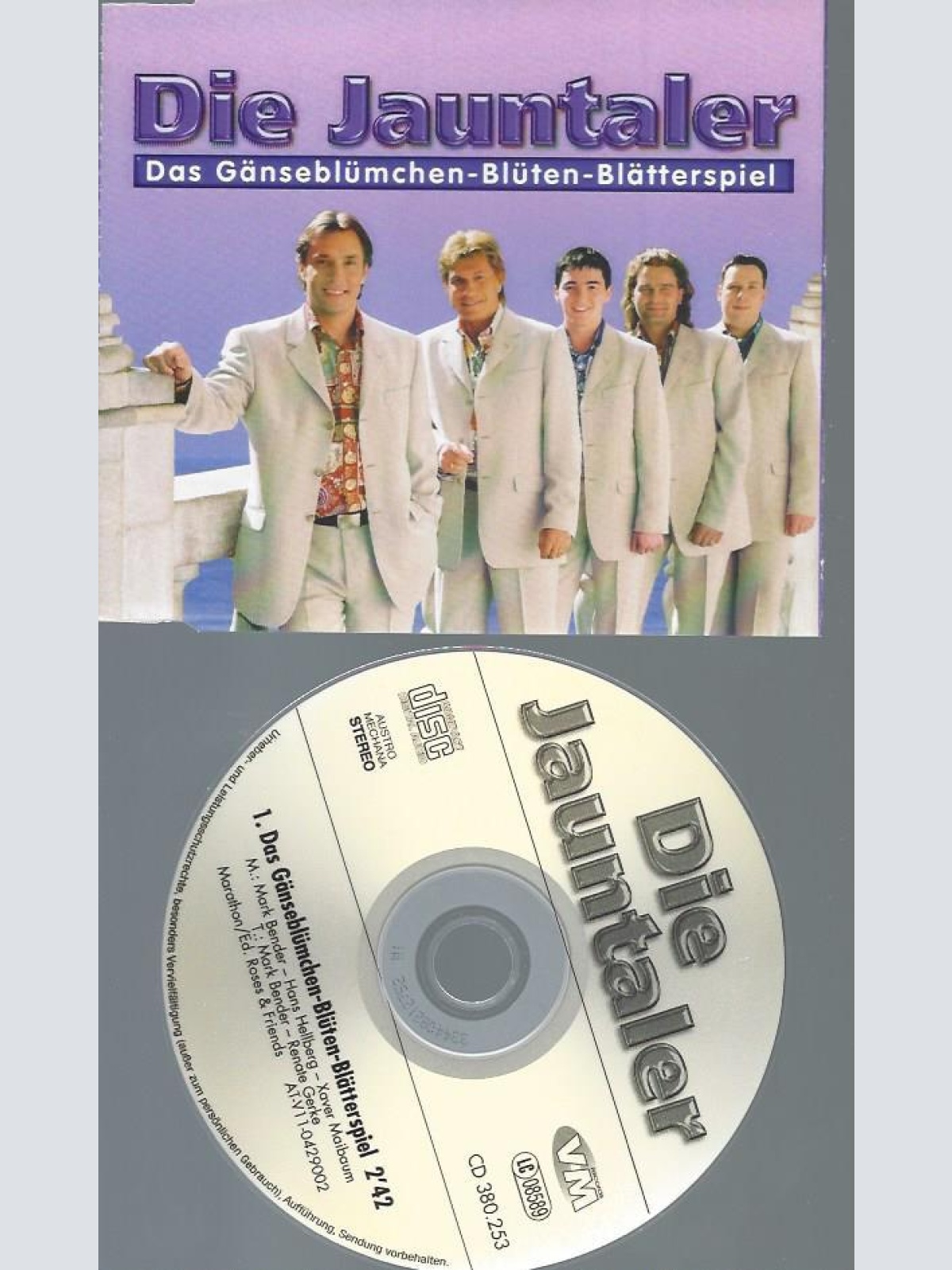 CD--DIE JAUNTALER DAS GÄNSEBLÜMCHEN BLÜTEN BLÄTTERSPIEL // PROMO