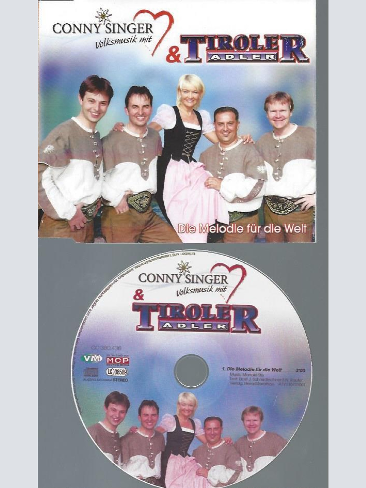 CD--CONNY SINGER VOLKSMUSIK MIT TIROLER ADLER
