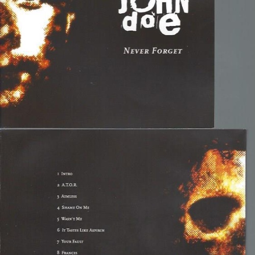 CD-- JOHN DOE NEVER FORGET