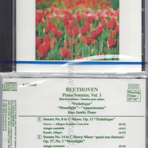 CD--NM-SEALED-JENÖ JANDO UND LUDWIG VAN BEETHOVEN -KOMPONIST- -1987- -- KLAVIER