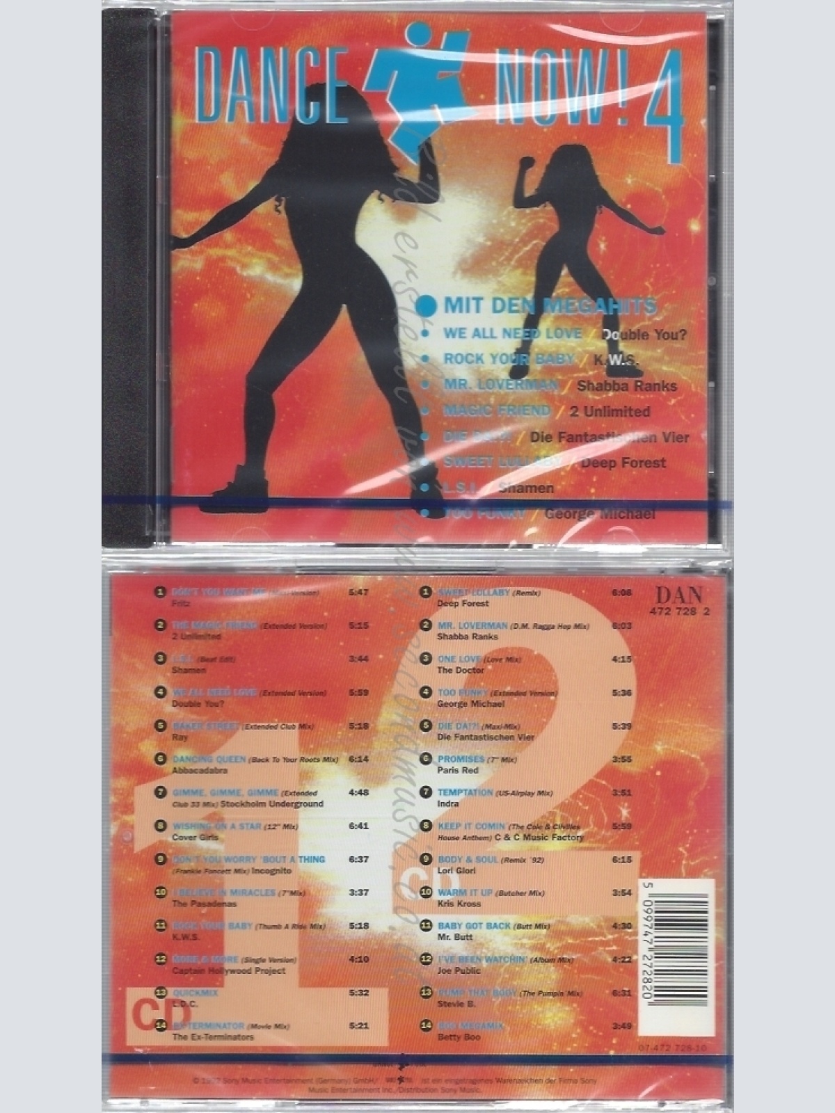 CD--NM-SEALED-DIVERSE -1992- - DOPPEL-CD -- DANCE NOW!4