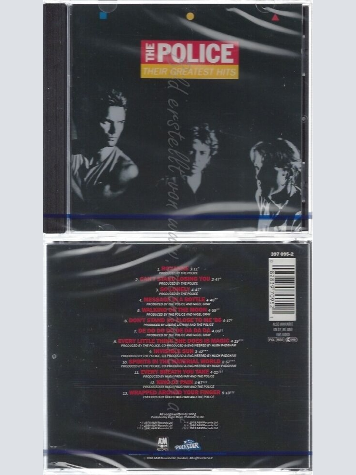 CD--NM-SEALED-THE POLICE -1987- -- THEIR GREATEST HITS