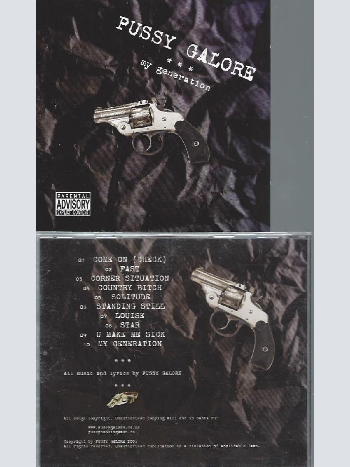 CD--PUSSY GALORE MY GENERATION