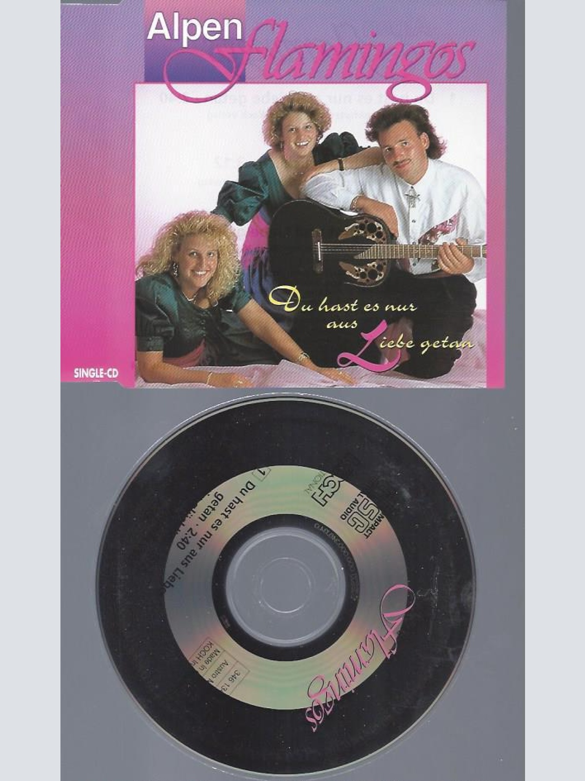 CD--ALPEN FLAMINGOS DU HAST ES NUR AUS LIEBE GETAN