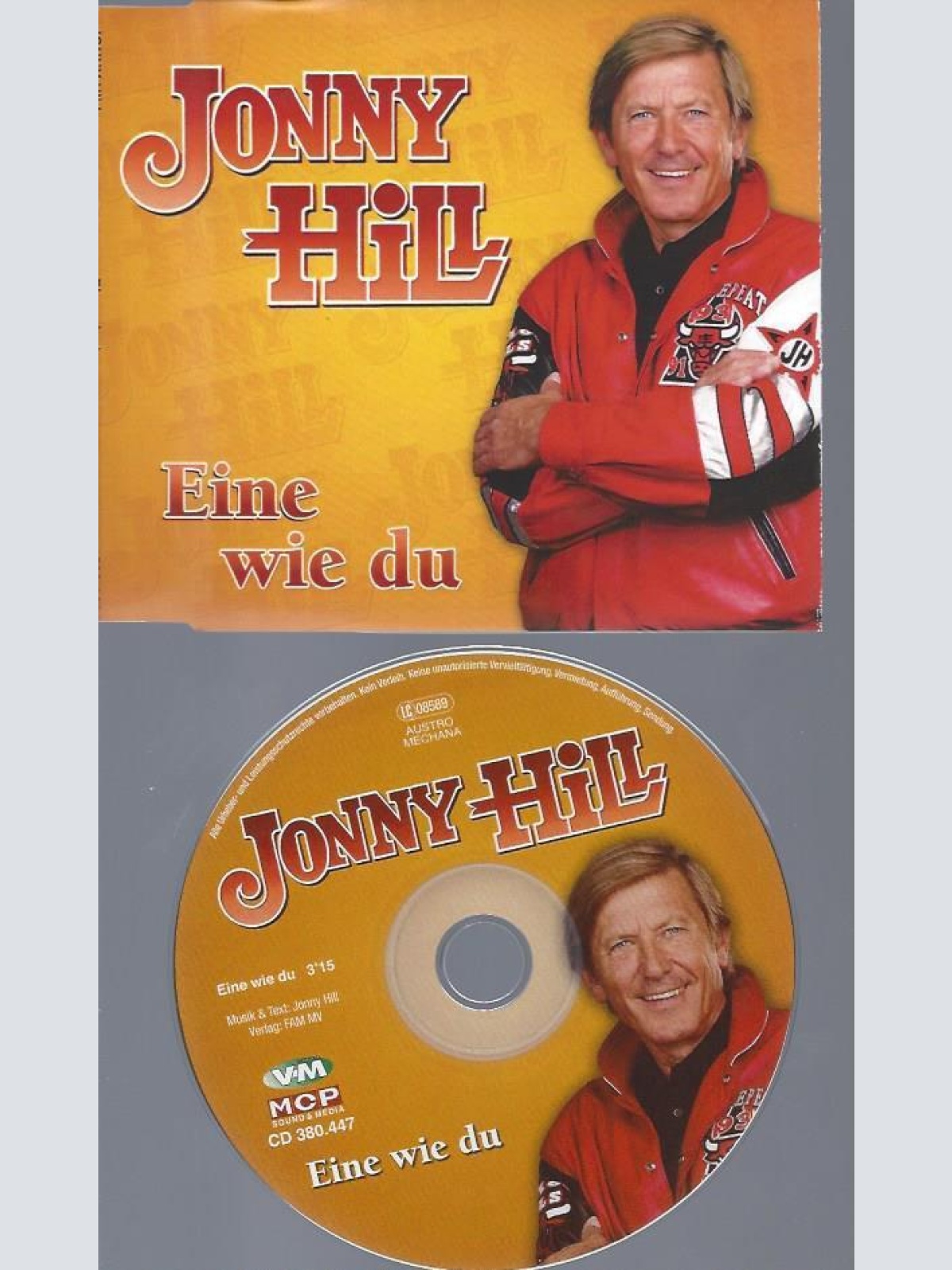 CD--JOHNNY HILL EINE WIE DU