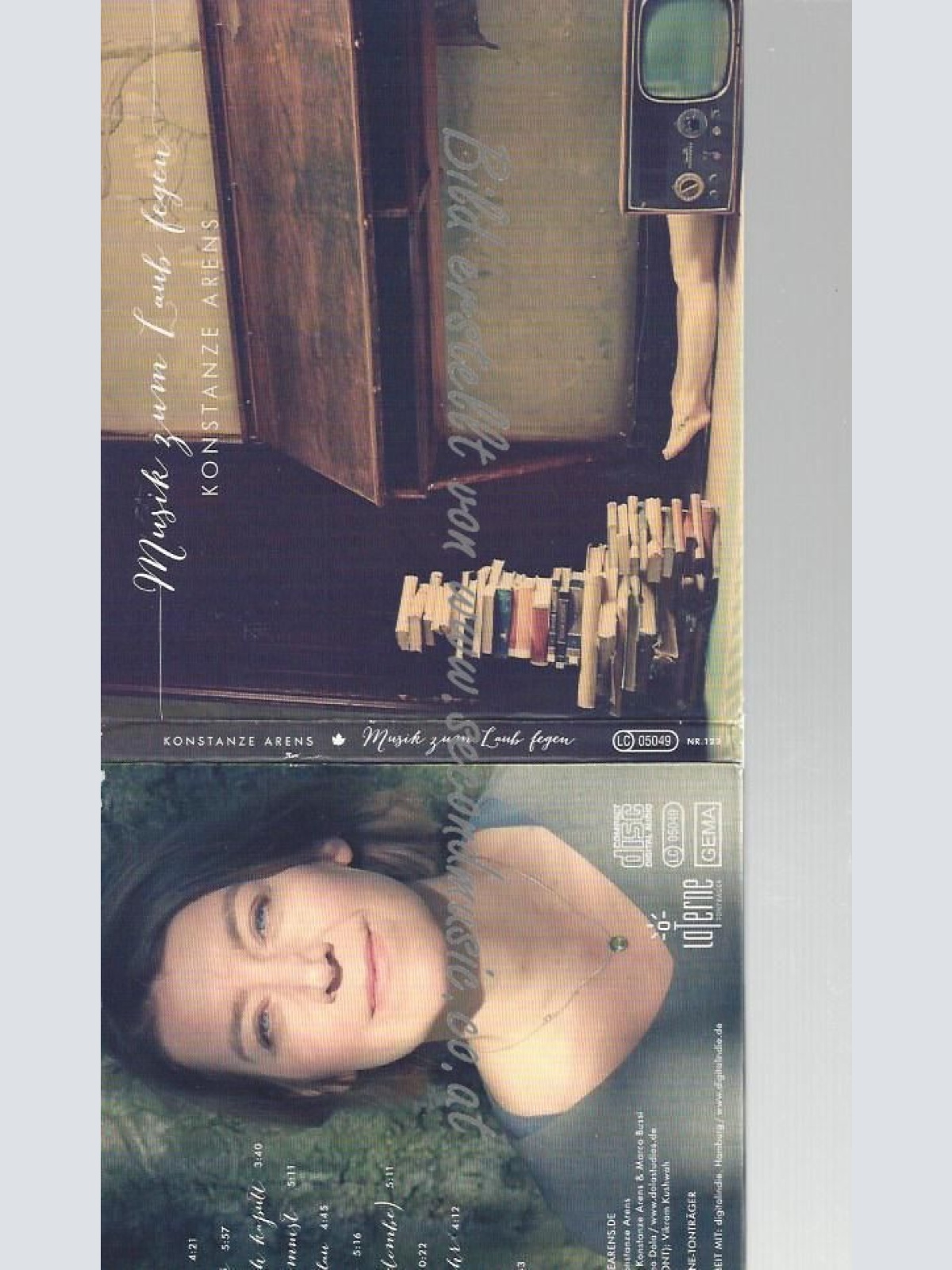 CD--KONSTANZE ARENS--    MUSIK ZUM LAUB FEGEN