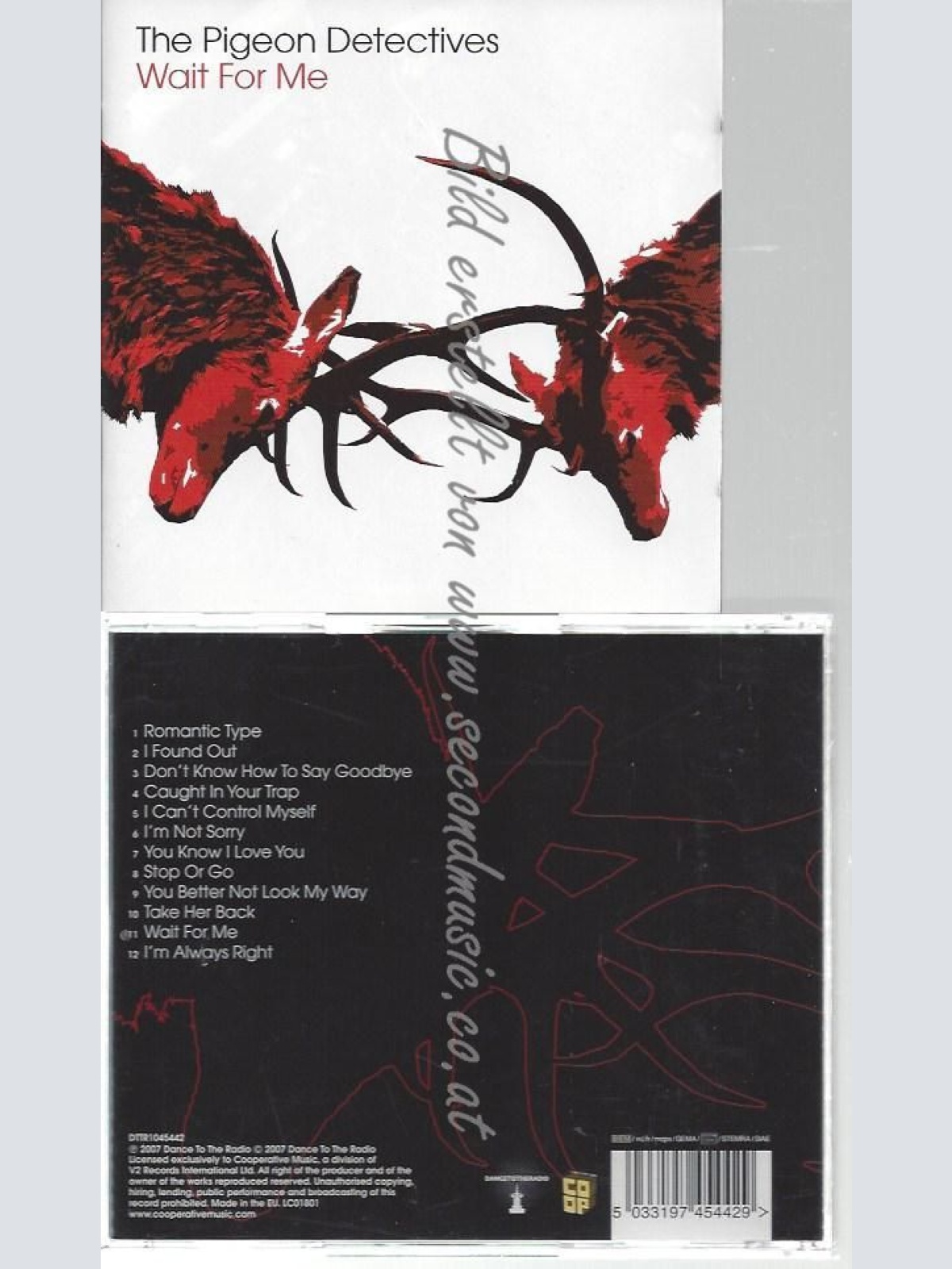 CD--Wait for Me // The Pigeon Detectives