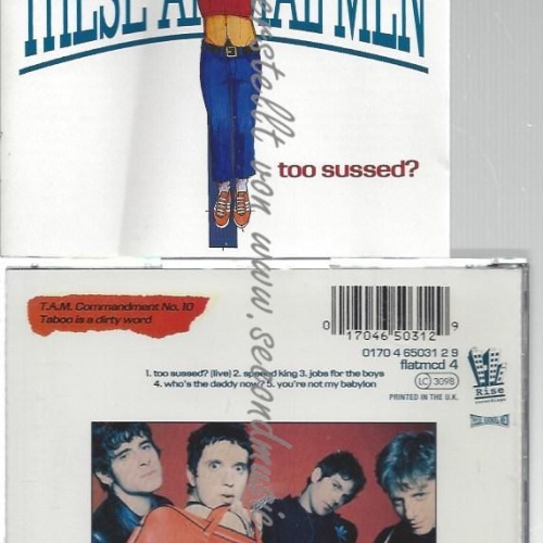 CD--THESE ANIMAL MEN--    TOO SUSSED  |