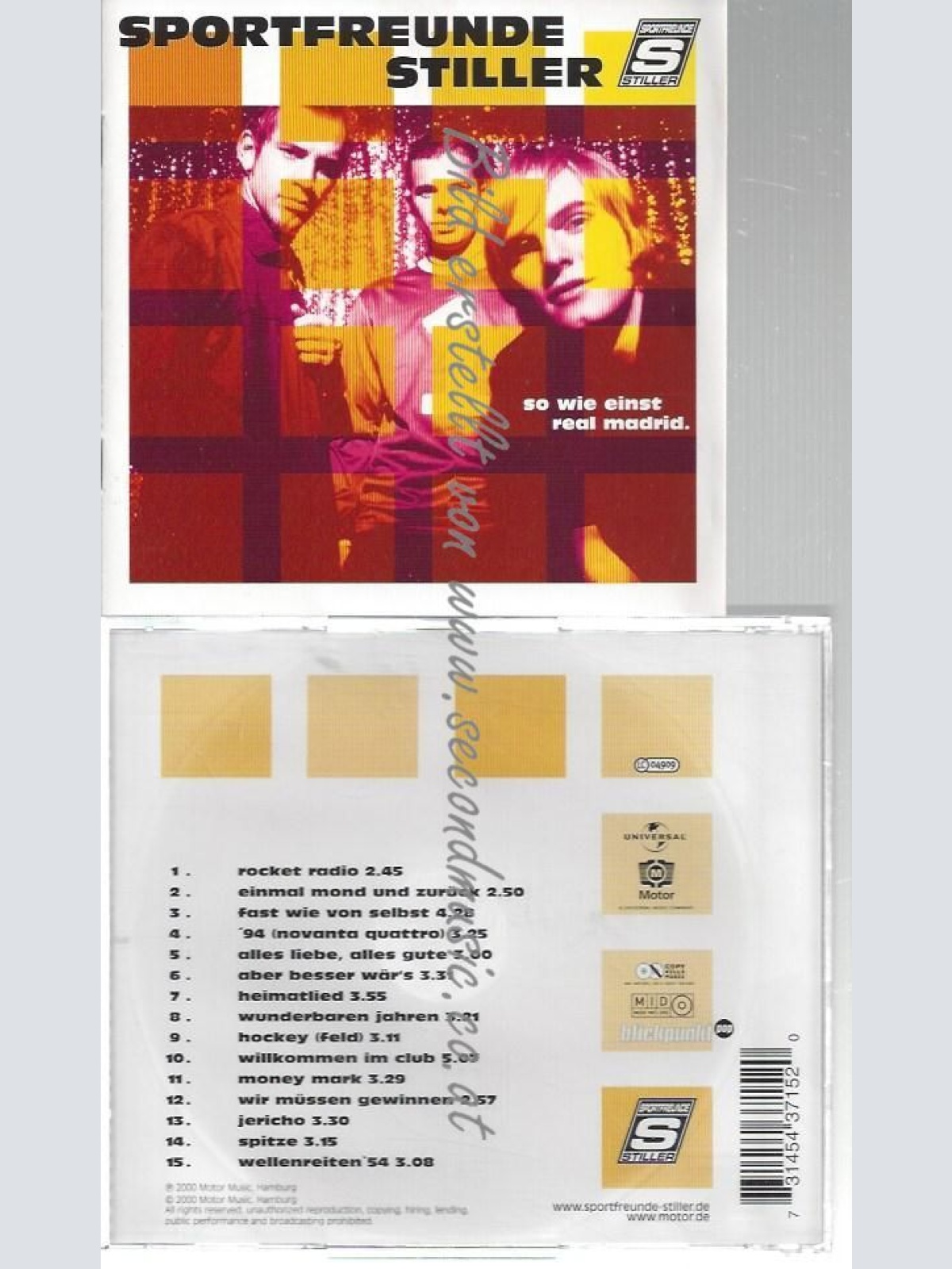 CD--SPORTFREUNDE STILLER--    SO WIE EINST REAL MADRID